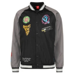 Giacca Santa Cruz Speed Wheels Celebration Jacket Black Grey