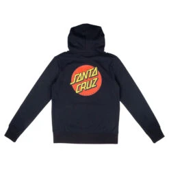 Felpa Santa Cruz Womens Classic Dot Hood Black