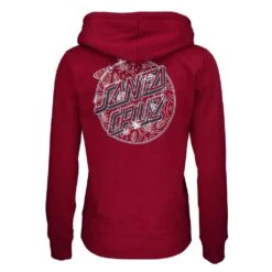 Santa Cruz Womens Moonlight Variation Hood Ruby Red