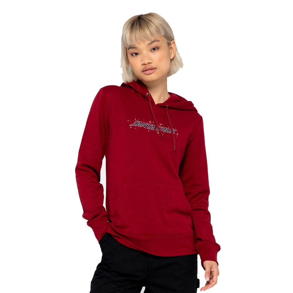 Santa Cruz Womens Moonlight Variation Hood Ruby Red 3 Santa Cruz Womens Moonlight Variation Hood Ruby Red - immagine 3
