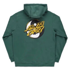 Felpa Santa Cruz Youth Yin Yang Hood Cedar