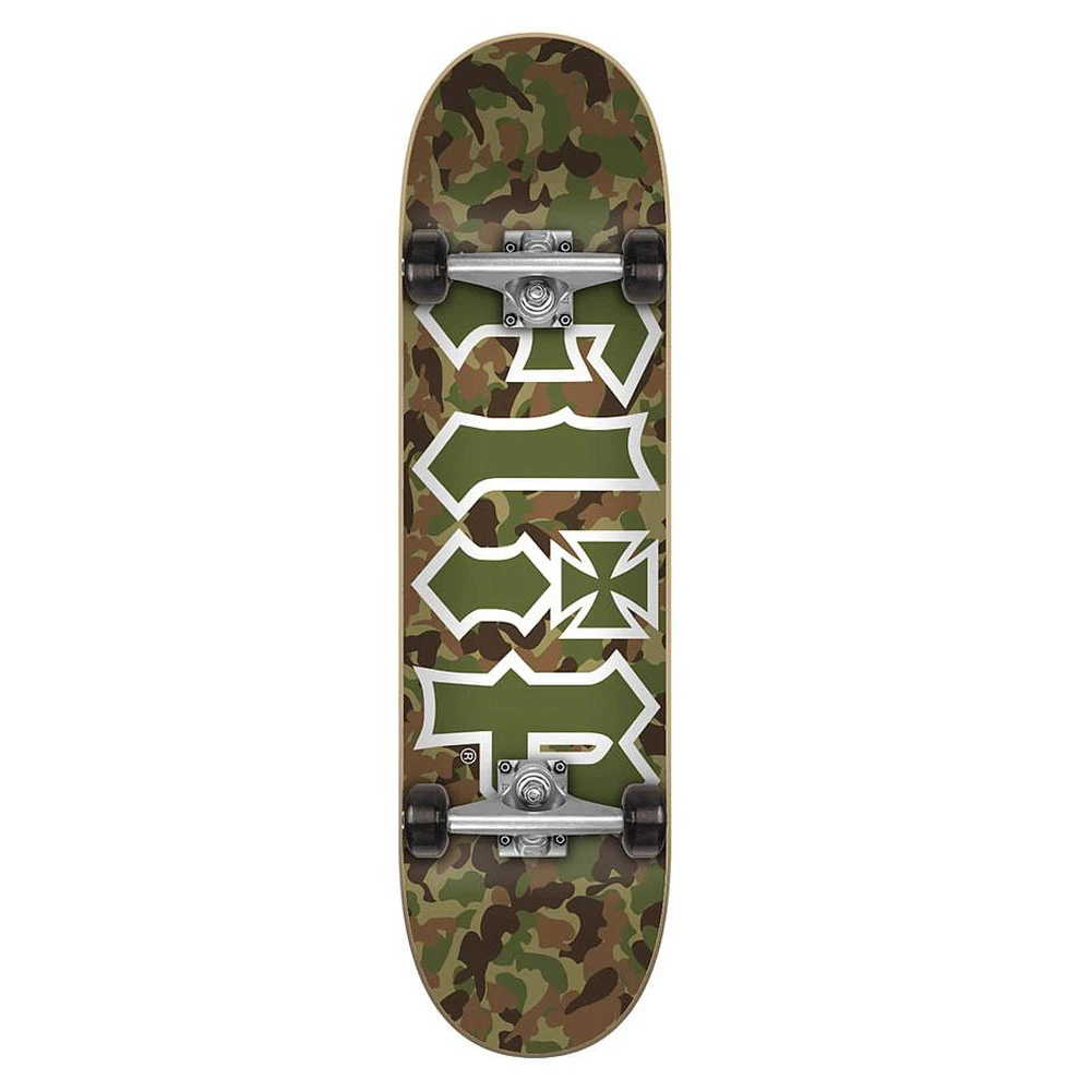 Skateboard Completo Pro Flip HKD Team Combat Green 7.5'' 1 Skateboard Completo Pro Flip HKD Team Combat Green 7.5''