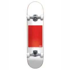 Skateboard Completo Globe G0 Block Serif White Red 8.0''