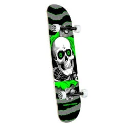 Skateboard Completo Powell Peralta Ripper Silver Green 8.0'' -Negozio Di Pattini skateboards completo powell peralta ripper silver green 8 0 5