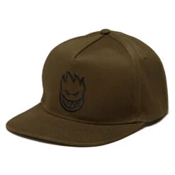 Cappellino Spitfire ADJ Bighead Snapback Hat Olive Black