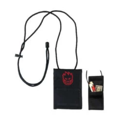 Portafogli SpitFire Bighead Lanyard Wallet Black Red Embroidery -Negozio Di Pattini spitfire bighead lanyard wallet black red embroidery 4