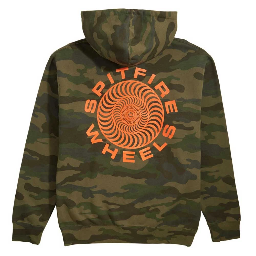 Felpa SpitFire Classic 87 Swirl Zip Up Hoodie Camo Orange 2 Felpa SpitFire Classic 87 Swirl Zip Up Hoodie Camo Orange - immagine 2