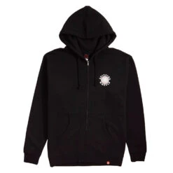 Felpa SpitFire Og Classic Fill Zip Up Hoodie Black