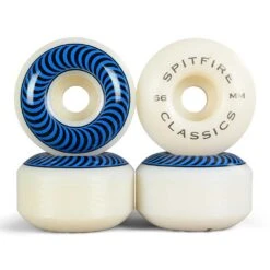 Ruote Da Skate SpitFire Wheels Classic Blue 56MM -Negozio Di Pattini spitfire wheels classics 56mm 3