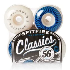 Ruote Da Skate SpitFire Wheels Classic Blue 56MM -Negozio Di Pattini spitfire wheels classics 56mm 4