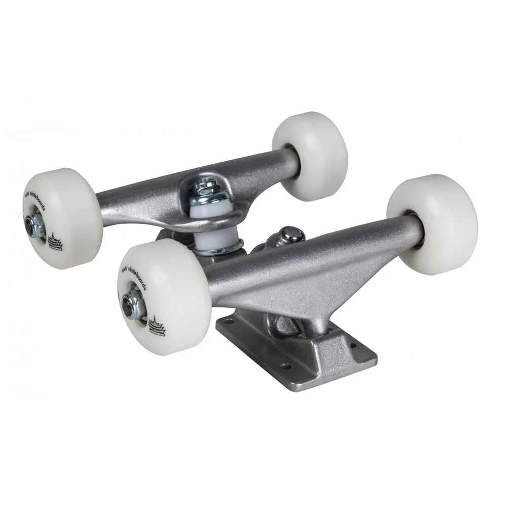 Kit Sushi Undercarriage Ruote 52MM E Trucks Silver 5.25 1 Kit Sushi Undercarriage Ruote 52MM E Trucks Silver 5.25