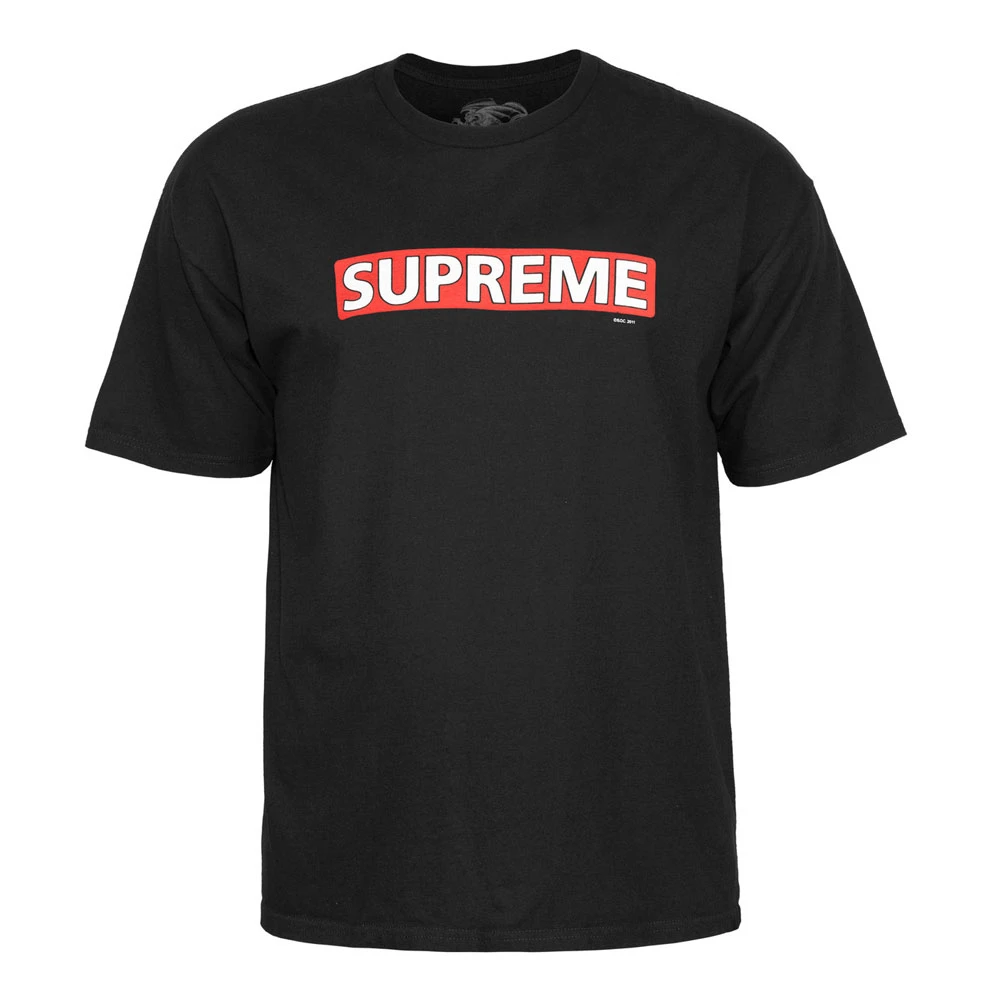 T-shirt Maniche Corte Powell Peralta Supreme Black 1 T-shirt Maniche Corte Powell Peralta Supreme Black