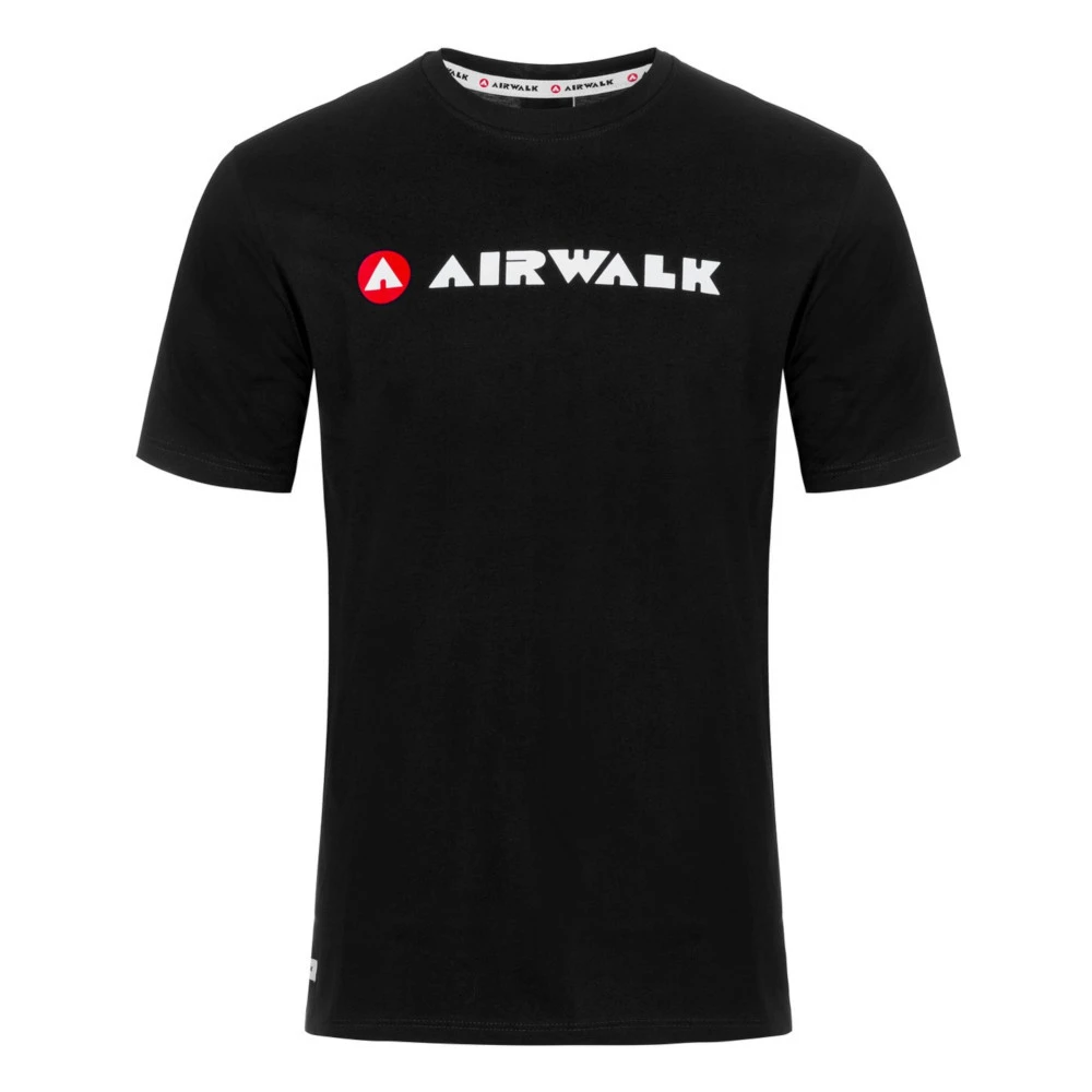 T-Shirt Airwalk Logo Classic Stampato Black 1 T-Shirt Airwalk Logo Classic Stampato Black