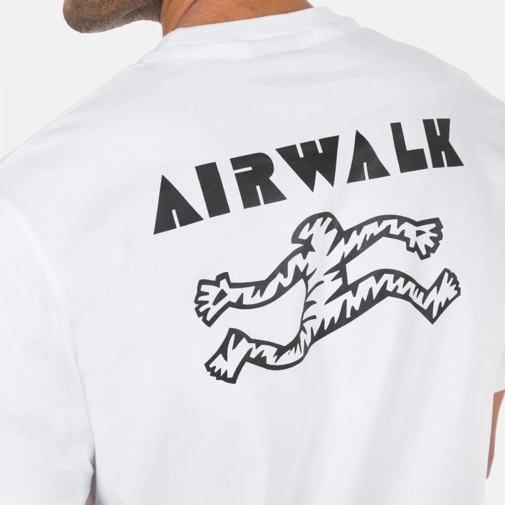 T-Shirt Airwalk Con Taschino Ricamato White 2 T-Shirt Airwalk Con Taschino Ricamato White - immagine 2