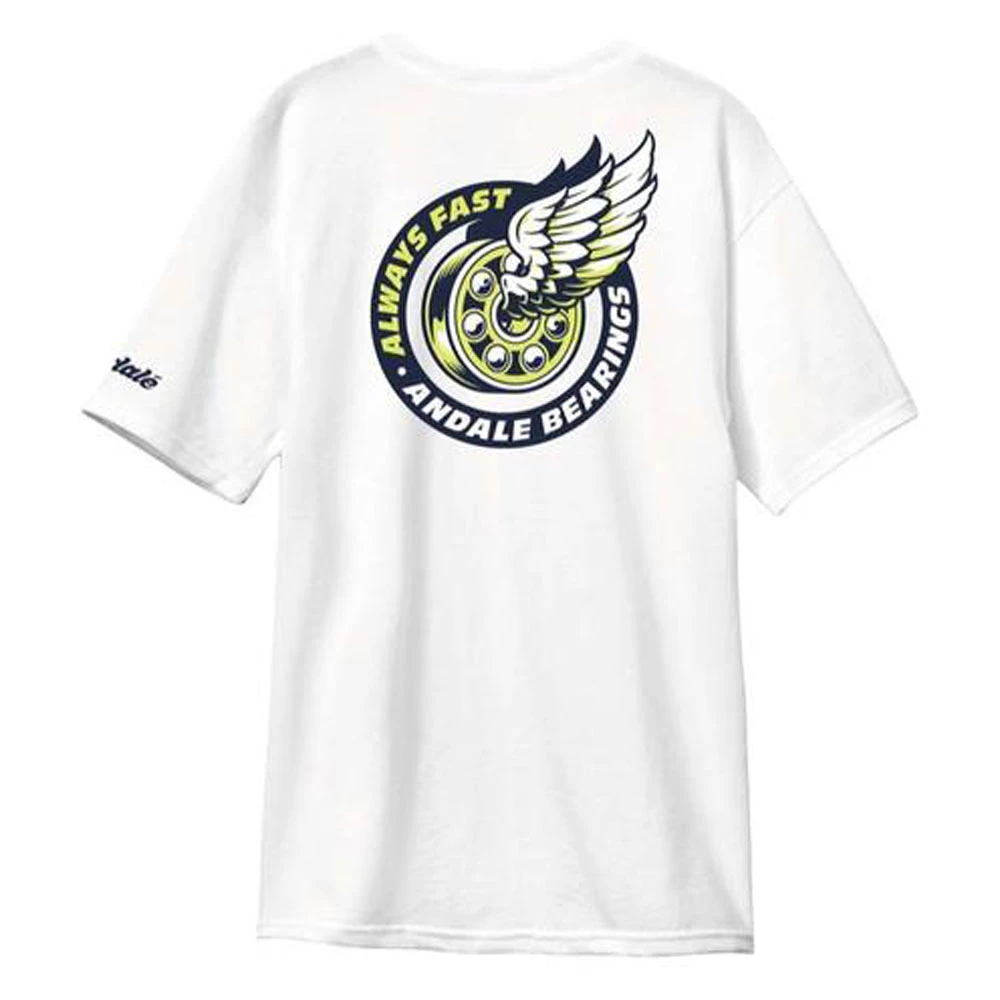 T-shirt Andale Bearings Excel Premium White 1 T-shirt Andale Bearings Excel Premium White