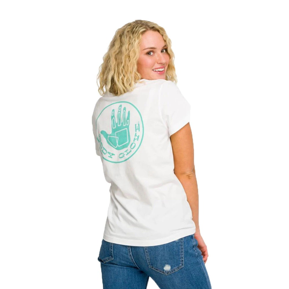 T-Shirt Body Glove Womens Og Logo Tee White 2 T-Shirt Body Glove Womens Og Logo Tee White - immagine 2