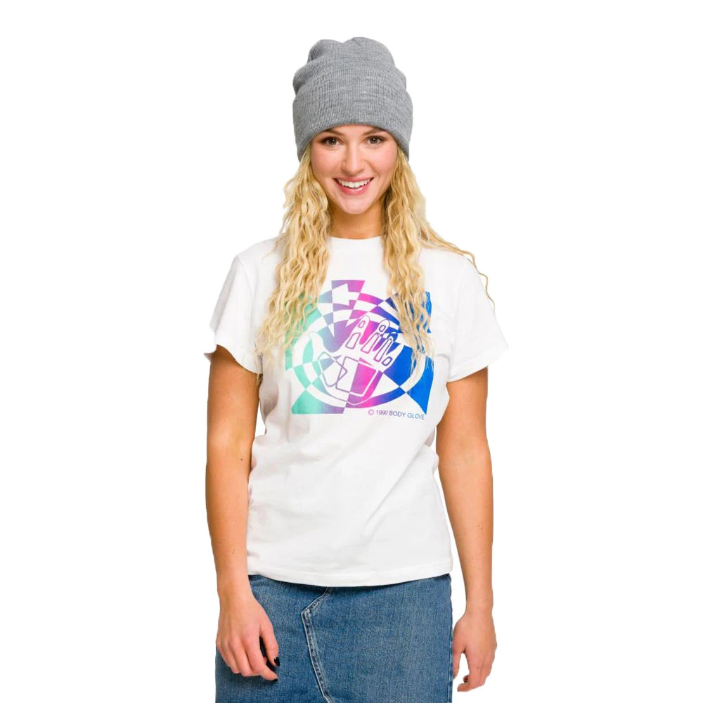 T-Shirt Body Glove Womens Tee Fragmented White 2 T-Shirt Body Glove Womens Tee Fragmented White - immagine 2