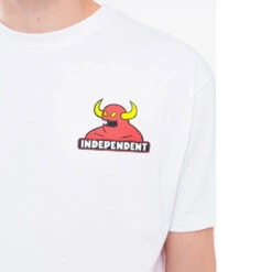 T-shirt Independent X Toy Machine Up White 7 T-shirt Independent X Toy Machine Up White -Negozio Di Pattini t shirt independent x toy mash up white 4