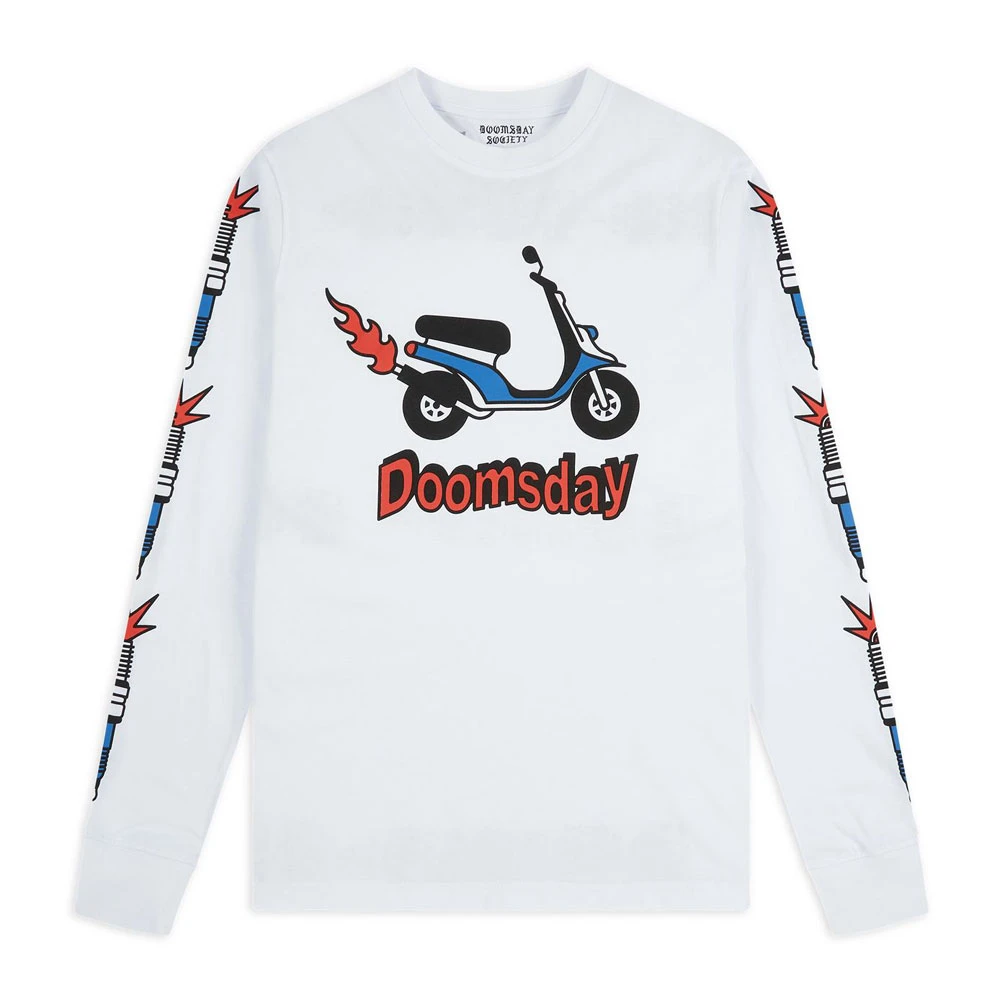 T-shirt Doomsday Longsleeve Hellmas White 1 T-shirt Doomsday Longsleeve Hellmas White