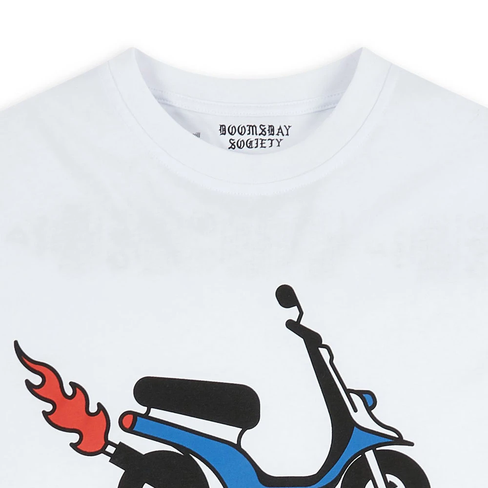 T-shirt Doomsday Longsleeve Hellmas White 2 T-shirt Doomsday Longsleeve Hellmas White - immagine 2