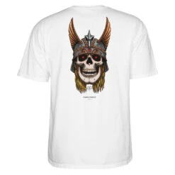 T-shirt Powell Peralta Andy Anderson Skull White