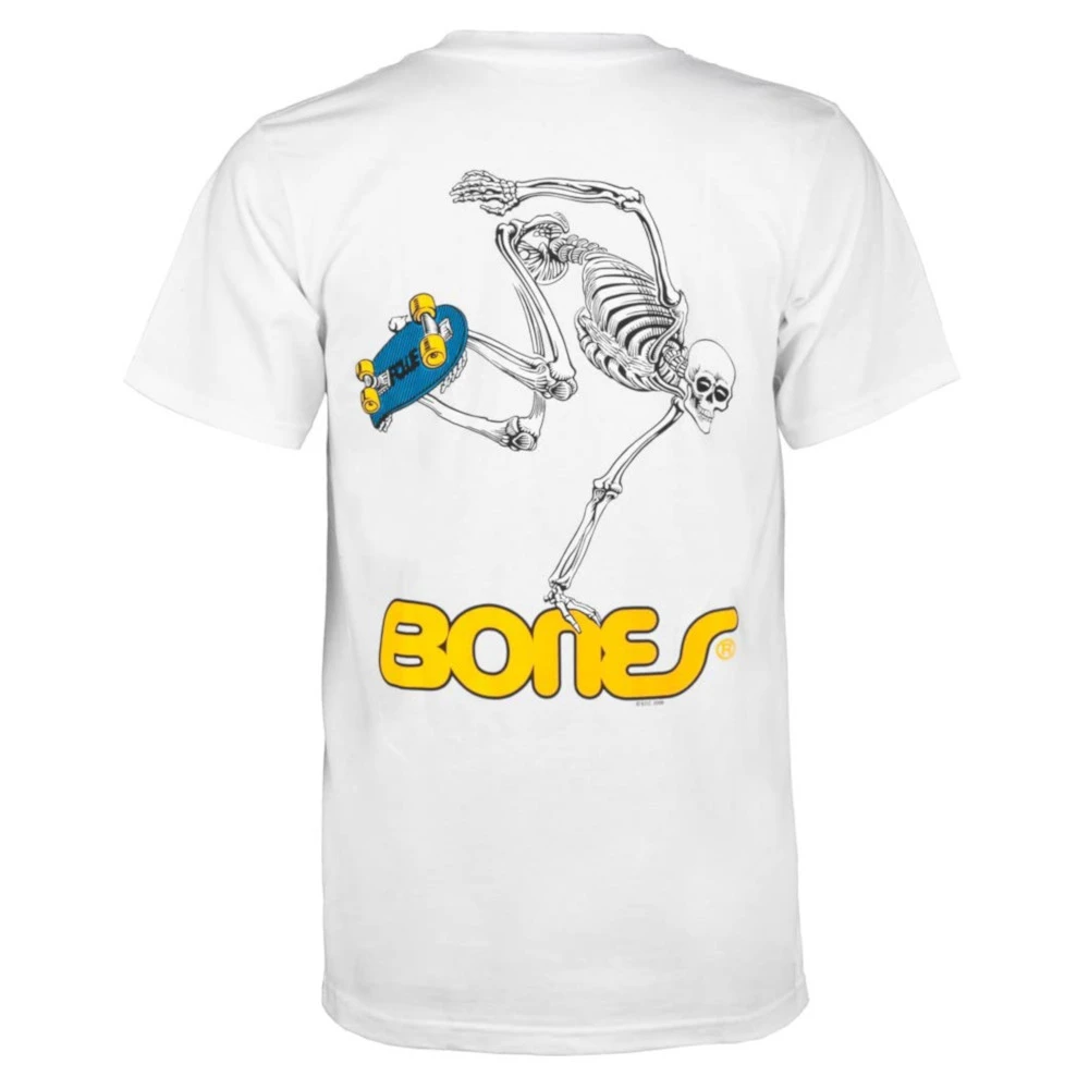 T-shirt Powell Peralta Skateboard Skeleton White 1 T-shirt Powell Peralta Skateboard Skeleton White