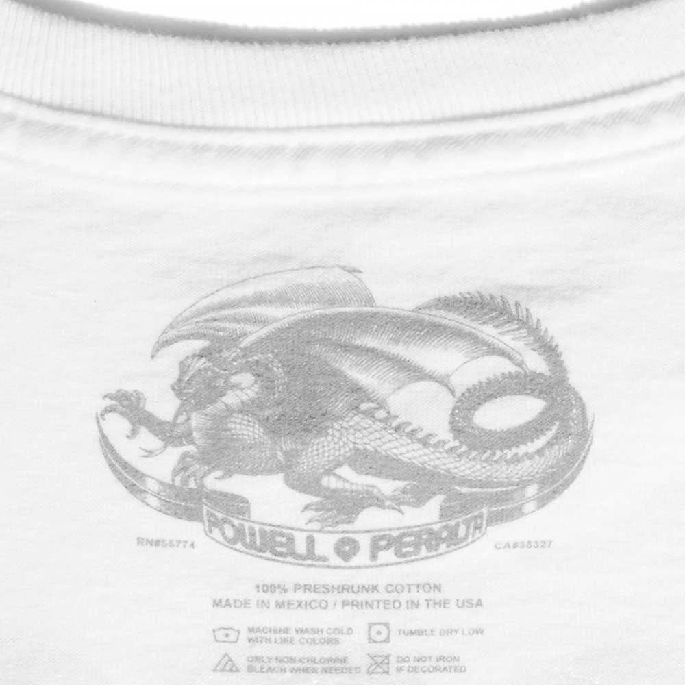 T-shirt Maniche Corte Powell Peralta Supreme White 4 T-shirt Maniche Corte Powell Peralta Supreme White - immagine 4