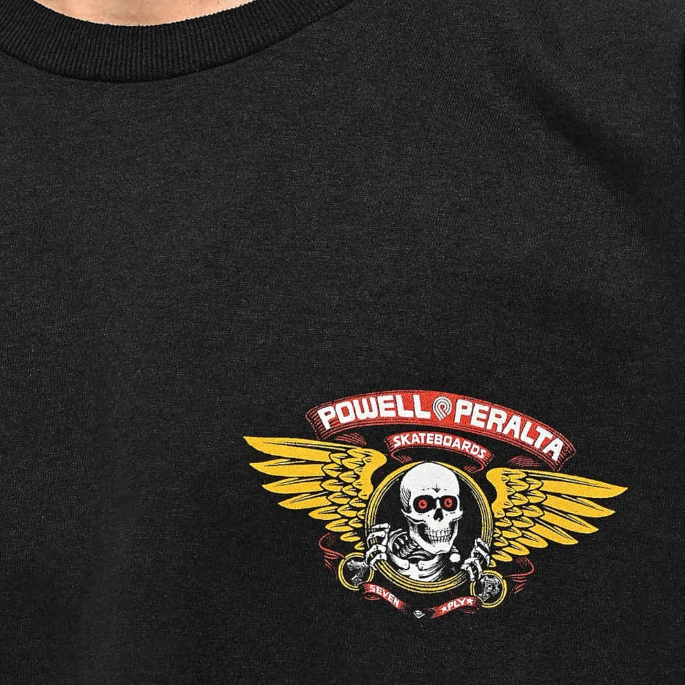 T-Shirt Powell Peralta Winged Ripper Tee Black 4 T-Shirt Powell Peralta Winged Ripper Tee Black - immagine 4