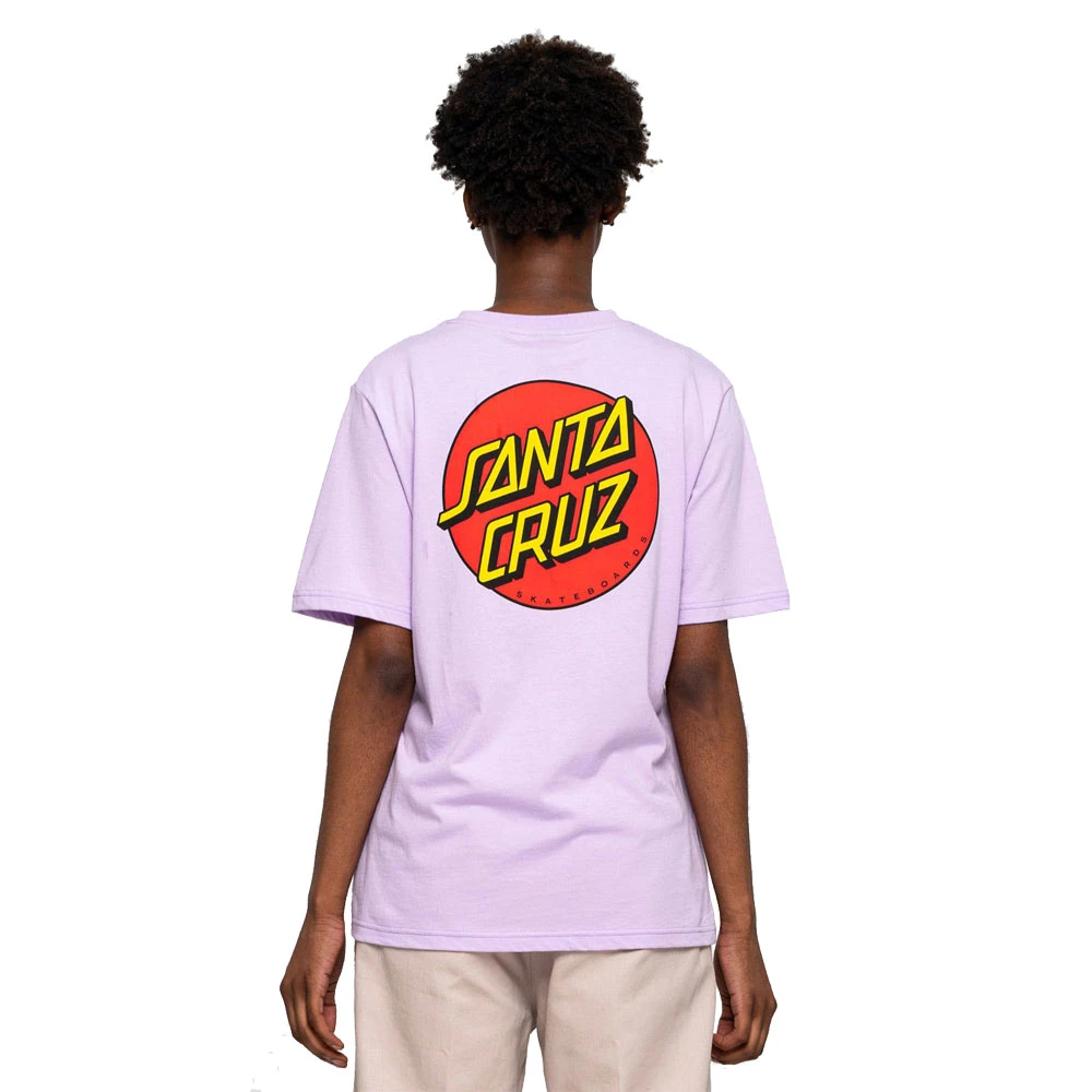 T-shirt Santa Cruz Classic Dot Chest Lilac 3 T-shirt Santa Cruz Classic Dot Chest Lilac - immagine 3