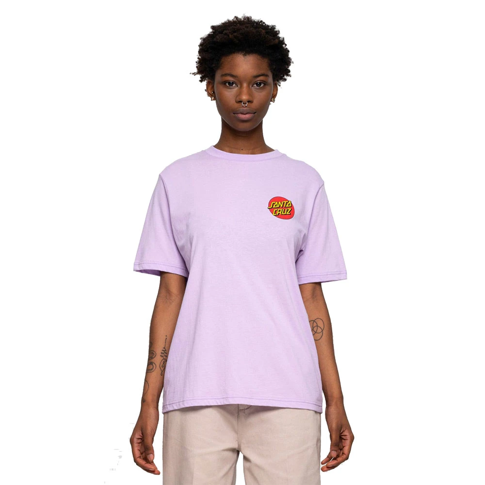 T-shirt Santa Cruz Classic Dot Chest Lilac 4 T-shirt Santa Cruz Classic Dot Chest Lilac - immagine 4