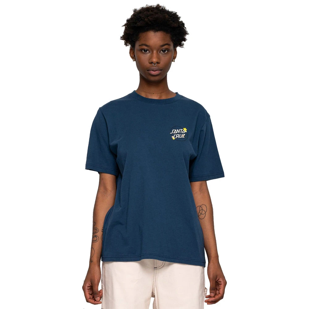 T-shirt Santa Cruz Ditsy Dot French Navy 4 T-shirt Santa Cruz Ditsy Dot French Navy - immagine 4
