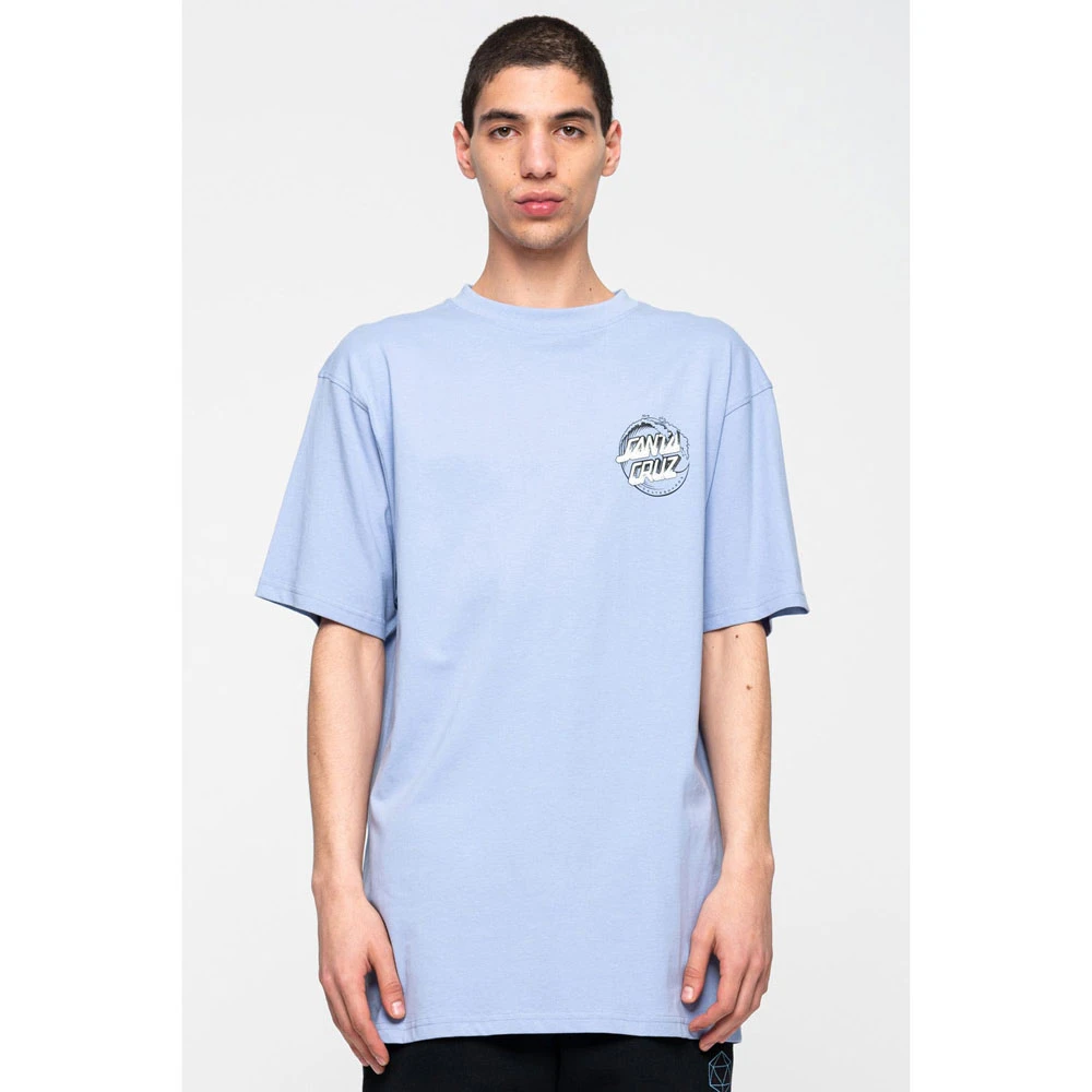 T-shirt Santa Cruz Stipple Wave Dot Iris Blue 4 T-shirt Santa Cruz Stipple Wave Dot Iris Blue - immagine 4