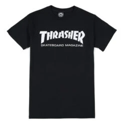 T-shirt Thrasher Magazine Skate Mag Black
