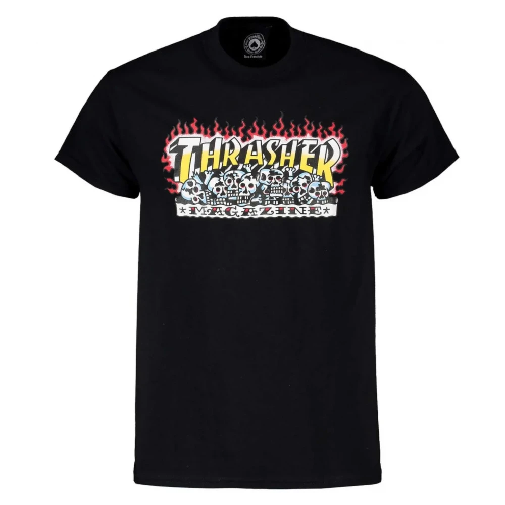T-shirt Thrasher Krak Skulls Tee Black 1 T-shirt Thrasher Krak Skulls Tee Black