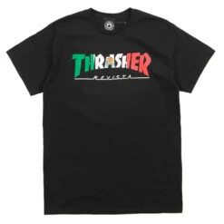 T-shirt Thrasher Mexico Tee Black
