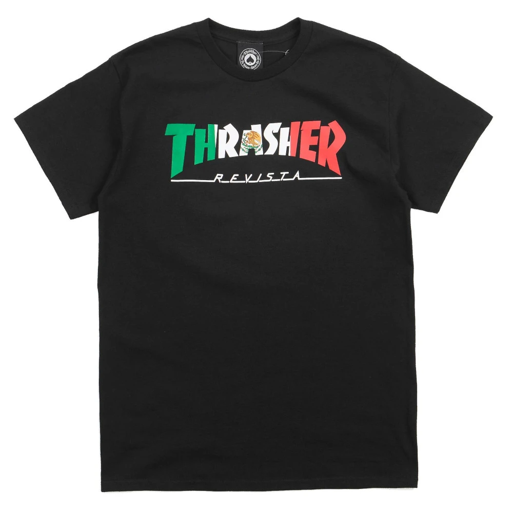 T-shirt Thrasher Mexico Tee Black 1 T-shirt Thrasher Mexico Tee Black