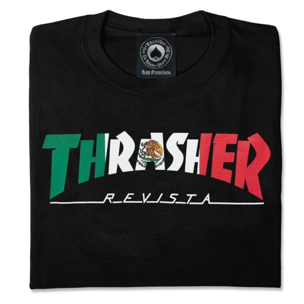 T-shirt Thrasher Mexico Tee Black 2 T-shirt Thrasher Mexico Tee Black - immagine 2
