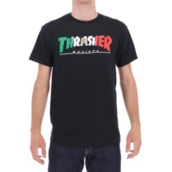 T-shirt Thrasher Mexico Tee Black 5 T-shirt Thrasher Mexico Tee Black -Negozio Di Pattini thrasher mexico tee black 3