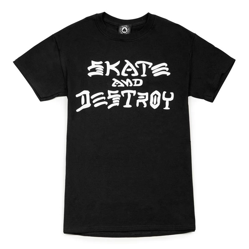 T-shirt Thrasher Skate And Destroy Black 1 T-shirt Thrasher Skate And Destroy Black