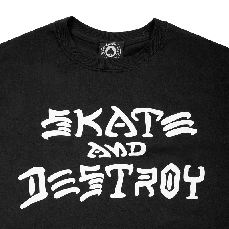 T-shirt Thrasher Skate And Destroy Black 2 T-shirt Thrasher Skate And Destroy Black - immagine 2