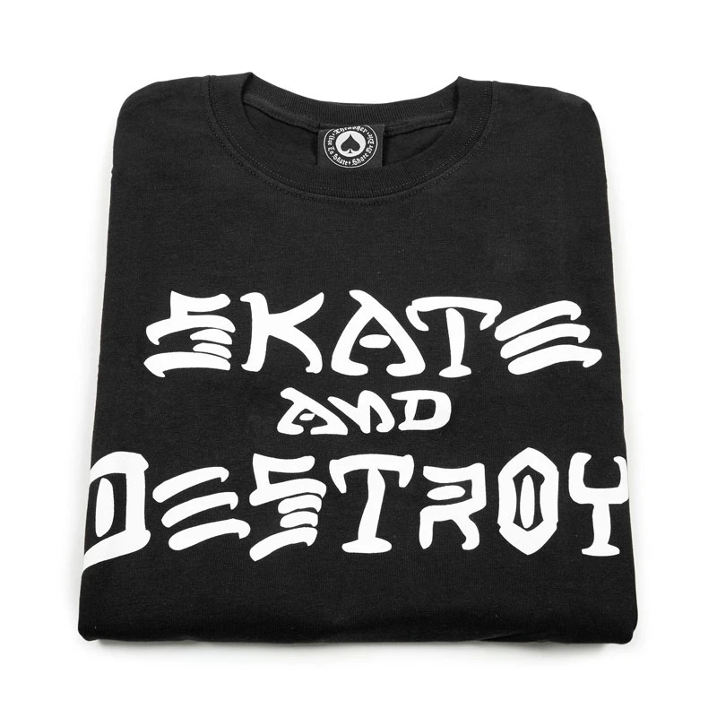 T-shirt Thrasher Skate And Destroy Black 3 T-shirt Thrasher Skate And Destroy Black - immagine 3