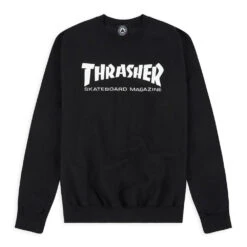 Felpa Thrasher Skatemag Crewneck Black