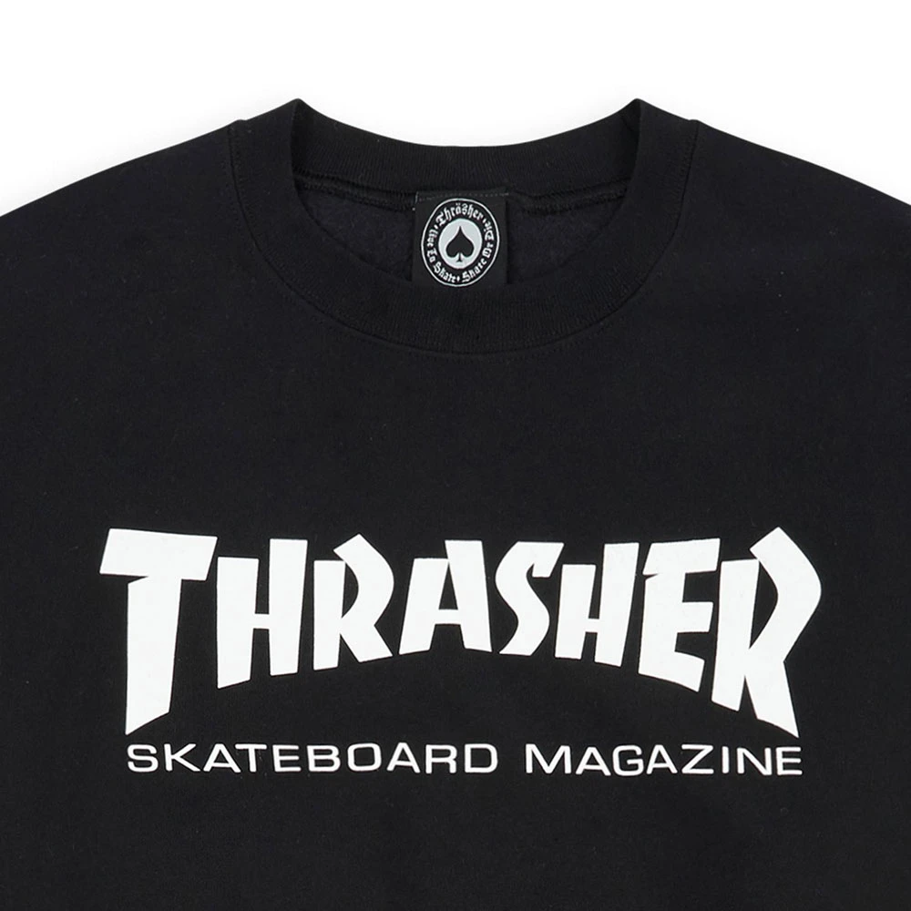Felpa Thrasher Skatemag Crewneck Black 2 Felpa Thrasher Skatemag Crewneck Black - immagine 2