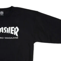 Felpa Thrasher Skatemag Crewneck Black 7 Felpa Thrasher Skatemag Crewneck Black -Negozio Di Pattini thrasher skatemag crewneck black 3