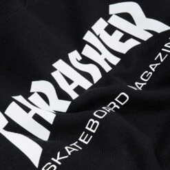 Felpa Thrasher Skatemag Crewneck Black 6 Felpa Thrasher Skatemag Crewneck Black -Negozio Di Pattini thrasher skatemag crewneck black 4