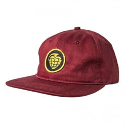 Cappellino Thunder Adjustable Grenade Patch Strap Brown