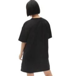 Vestito Donna Vans Center Vee Tee Dress Black -Negozio Di Pattini vans center vee tee dress black 4