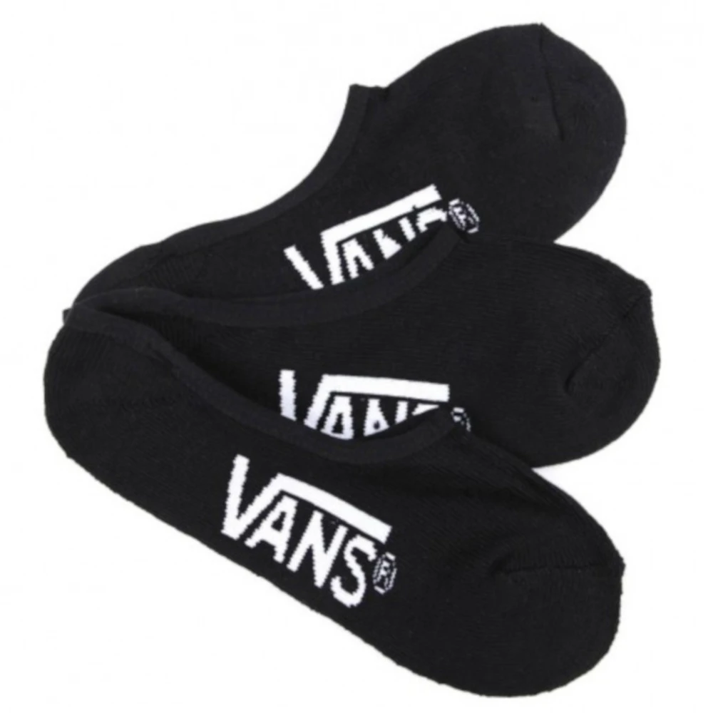 Calze Unisex Vans Classic Super No Show 3 Pack Black 2 Calze Unisex Vans Classic Super No Show 3 Pack Black - immagine 2