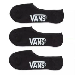 Calze Unisex Vans Classic Super No Show 3 Pack Black