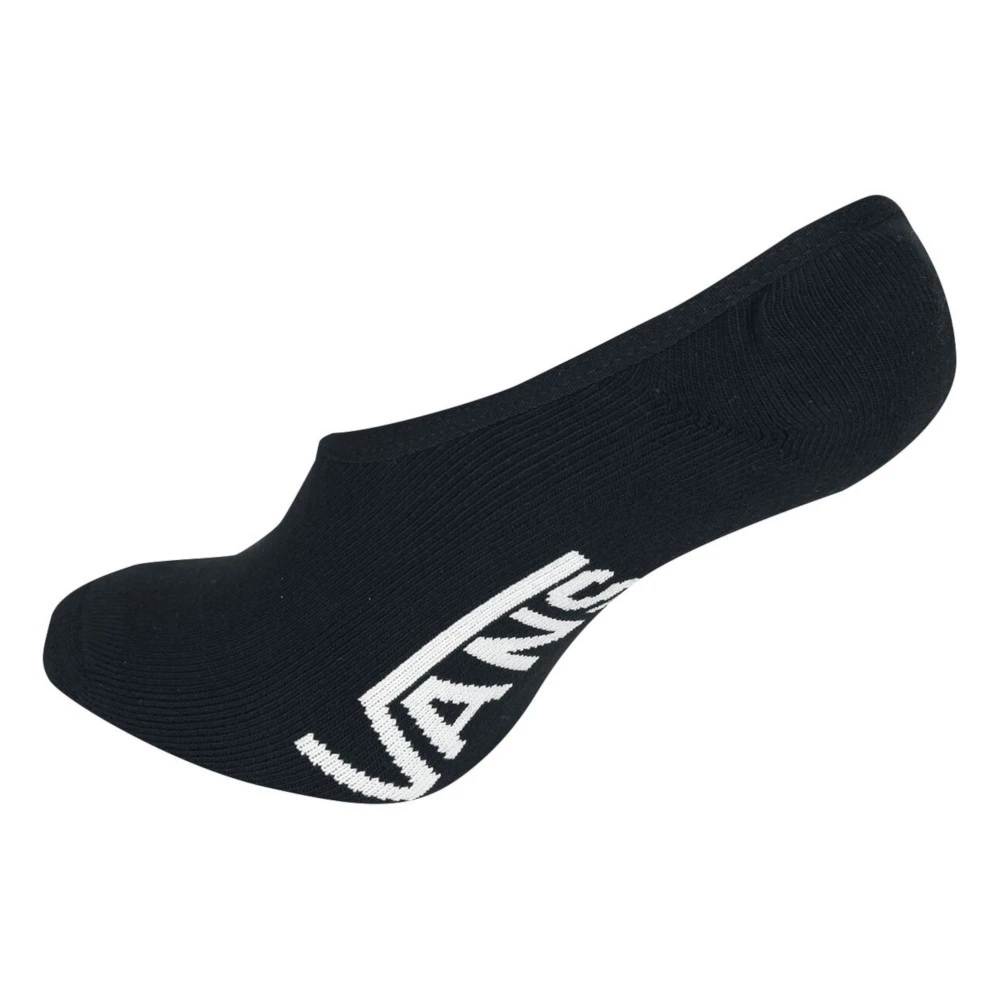 Calze Unisex Vans Classic Super No Show 3 Pack Black 4 Calze Unisex Vans Classic Super No Show 3 Pack Black - immagine 4
